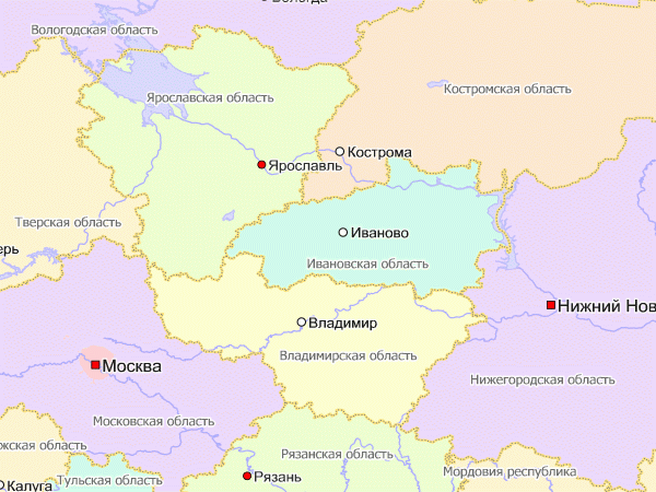 Иваново на карте