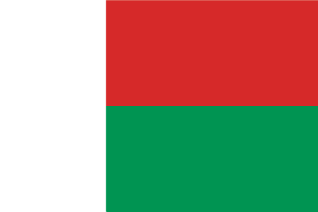 Флаг Республики Мадагаскар
