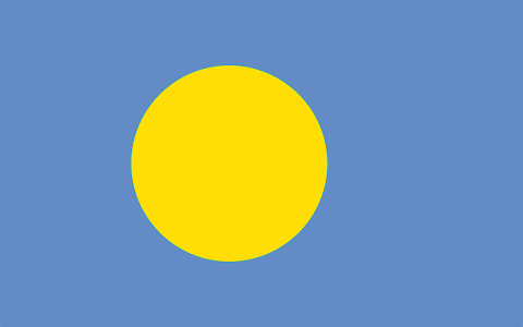 Флаг Республики Палау